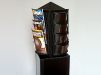 Literature/Magazine Rack (ABS/PETG) Literature rack, ABS, PETG, Thermoform