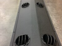 A/C Duct Assembly 
Black ABS 
Glued
Thermoform
CNC A/C Duct Assembly, Black ABS, Glued, Thermoform, CNC