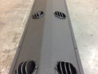 A/C Duct Assembly 
Black ABS 
Glued
Thermoformed
CNC A/C Duct Assembly, Black ABS, Glued, Thermoformed, CNC